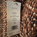 Joie  Darrell Sweater Snake Print Women's Brown & Tan Sweater Size XS Photo 5