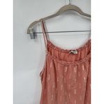 Wonderly  Midi Dress Women XL Coral Tiered Beach Prairie Peasant Coquette Western Photo 4