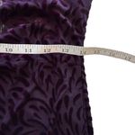DKNY  Purple Velvet Burnout Sheath Dress Size 8 Whimsigoth Fairy Grunge Dark Fall Photo 7