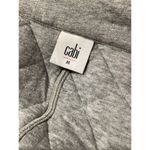 CAbi  100% Cotton Gray Quilted Double Breasted Short Blazer Jacket M Photo 4