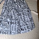 Black and White Vogue Print Skirt Size XL Photo 4