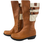 Sorel  Hoonah Women Tan Leather Knee Boots 10.5 Thinsulate NL1524-257 Warm Lining Photo 0