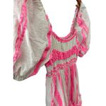 Sofia Collection Zelma Jacquard Midi Dress in Neon Hot Pink Size Small Pink Photo 9