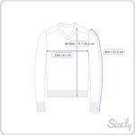 Aeropostale The Black Dog V-Neck Sweater Pink Dog Logo Long Sleeve Pullover‎ Photo 7