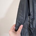 Outer Edge  Black Faux Leather Ruffled Jacket Womens 1X Whimsigoth Fall Classic Photo 6