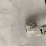 Open work Cutout Gold Over Sterling Silver Hoop Huggie Earrings 925 Turkey Photo 6