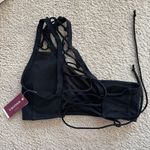Vigoss Black One Shoulder Bikini Top Photo 1