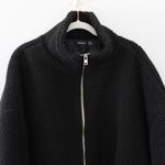 Boohoo Crop Teddy Faux Fur Bomber Jacket Photo 4
