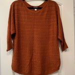 Market & Spruce  Burnt Orange Sweater Photo 0