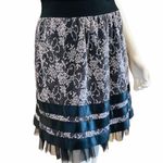 Tulle And Lace Mini Skirt Black Size M Photo 1