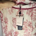 NWT TWINSET Silk and cotton floral maxi skirt Pink Size XL Photo 6