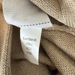 Banana Republic  Maxi Shine Sweater Skirt Size XL Gold Lurex Yarn Side Slits Photo 7