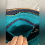 Spartina 449 Mareena hipster crossbody bag blue and gold Photo 8