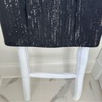 Anna Grace Lizard Thicket Black Sequin Ruffled Strapless Mini Dress Size Medium Photo 5