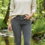 Old Navy Rockstar Corduroy Mid Rise Skinny Jeans Womens 8 Grey Comfy Classic Photo 0