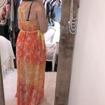 Umgee small orange & yellow maxi dress Photo 2