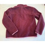 Sherpa Zip Up Jacket in purple and mauve Size XS Photo 2