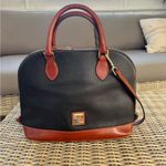 Dooney & Bourke Pebble Leather Zip Top Satchel Photo 1