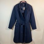 City Chic  Women’s Navy Blue Mia Coat 16 NWT Photo 3
