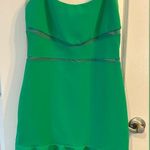 Adelyn Rae Green Shamrock Sheer Panel Mini Dress - / Gianna Photo 6
