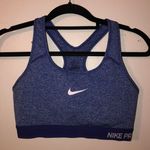 Nike Blue Pro Sports Bra Photo 0