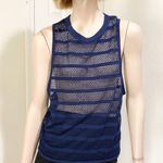 Lorna Jane  Navy Mesh Muscle Tank  Photo 0