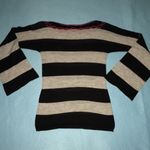 Custo Barcelona CUSTO knitwear bold stripes bell sleeves vintage soft sweater NEW size S Photo 2