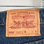 Levi's Vintage 90s 550 Relaxed Fit Tapered Leg Dark High Rise Mom Jeans Size 10 Photo 3