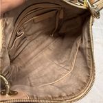 Michael Kors Shoulder Bag Jet Set Monogram White Tan Signature Crossbody Photo 6