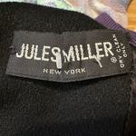 Jules Miller Black Oversize Wool Vintage 1980's Coat, Big Shoulders, S/M. Photo 2