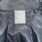 Vintage 100% Silk Sequin Polka Dot and Abstract Bomber Jacket Black Size L Photo 4