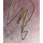 Banana Republic  Gold Padlock Pendant Necklace Lock Chain Layering Jewelry OS Photo 4