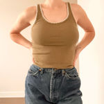 Old Navy  Green Ribbed Tank Top Photo 0