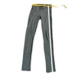 Helmut Lang  Women's Striped Leggings – Dark Gray, Sleek Minimalist, Size P Photo 13