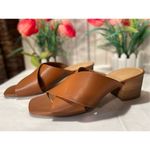 LC Lauren Conrad Lauren Conrad Women's Soda Pop Slip On Camel Colored Sandals Size 7.5M Photo 1