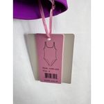 Jordan Emme  Purple Swimsuit Bikini Set High Waist Racerback Size S‎ Photo 5