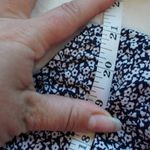 Lands' End  Womens Sleeveless Jumpsuit Size 10‎ Blue White Floral Romper Wide Leg Photo 5