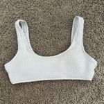white ribbed bikini top Photo 0