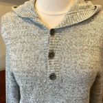 Kenneth Cole Comfy Oversized Boyfriend Hooded Henley Sweater Photo 5