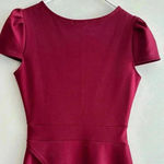 Boohoo Night Laura Wrap Skirt Bodycon Dress, Berry, Size 6 Photo 10