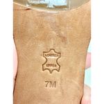Tory Burch NWOT  Holly 2 Kitten Heel Logo Patent Thong Sandals Brown Women's 7M Photo 5