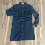 Live 4 Truth  Blue Long Sleeve Denim Dress Photo 0