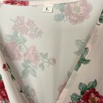 FATE. dress size large like pink background with red and green floral print Photo 2