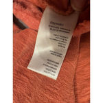 Pilcro  Anthropologie VNeck Long Sleeve Blouse Burnt Orange Light Weight Size S Photo 6