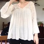 Anthropologie Sundance Cream Lace Blouse Photo 0