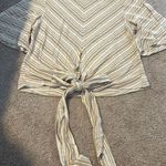 BCBGMAXAZRIA Striped Tie Shirt Photo 0