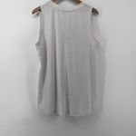 Athleta Women M Inspire Tank Top White V-Neck Oversized Flowy Relaxed Yoga Gym Photo 2