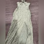 Topshop Light Green Halter Maxi Dress Photo 7