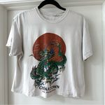 Brandy Melville John Galt x  White Chinatown San Francisco Dragon Tee Shirt, O/S Photo 0