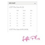 Loft  Plus Burgundy Red Satin Ruffle Hem Shift Dress Sz.18W NWT Photo 13